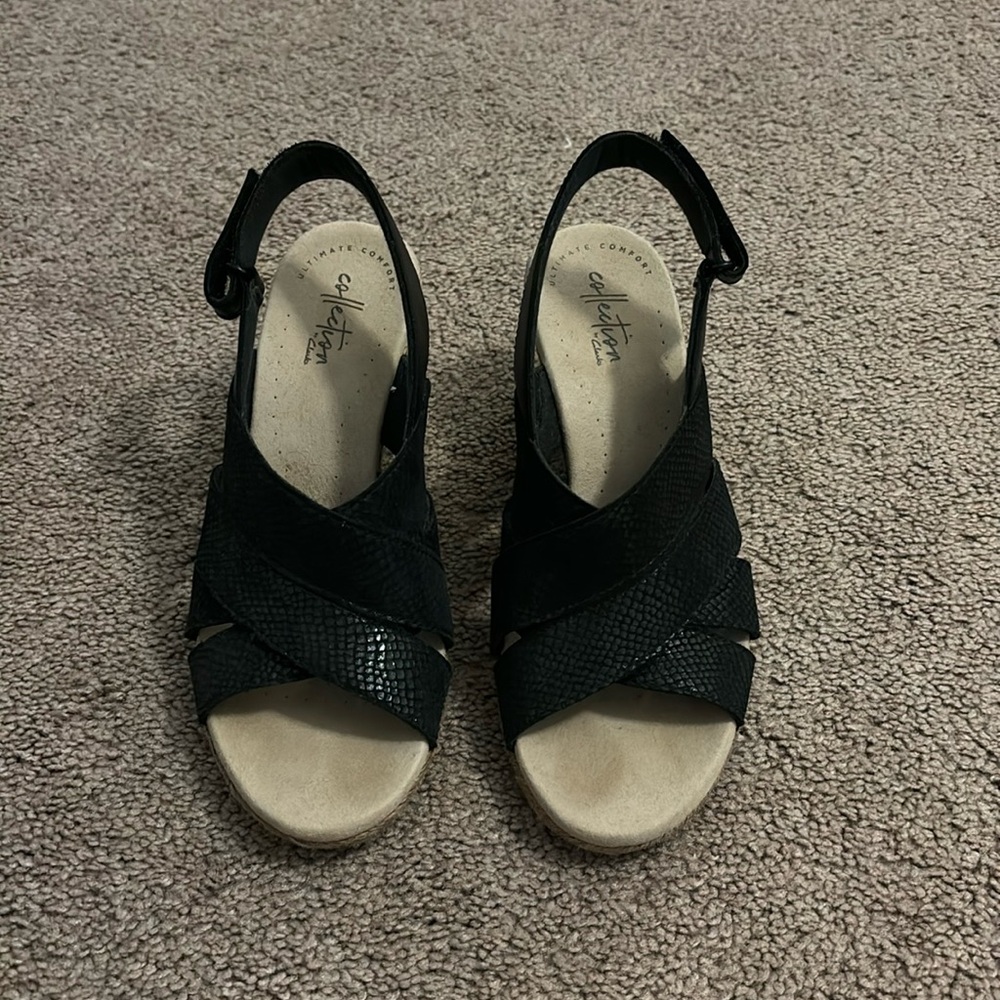 Clark’s Lafley Krissy Ankle Wedge